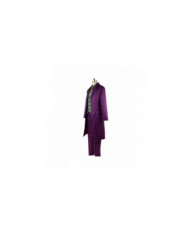 Heath Ledger Cosplay Costume Halloween Mens Film The Dark Knight Joker Costume Purple Jacket Ensembles complets [...]