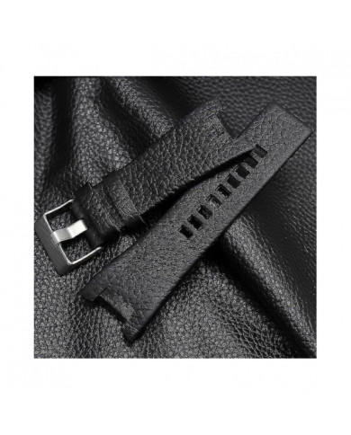 Bracelet en cuir cranté de 32 mm pour bracelet de montre Diesel Dz1216 Dz1273 Dz4246