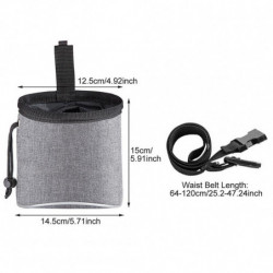 Snack Poop Bag Dispenser Dog Treat Pouch Puppy Storage For Training