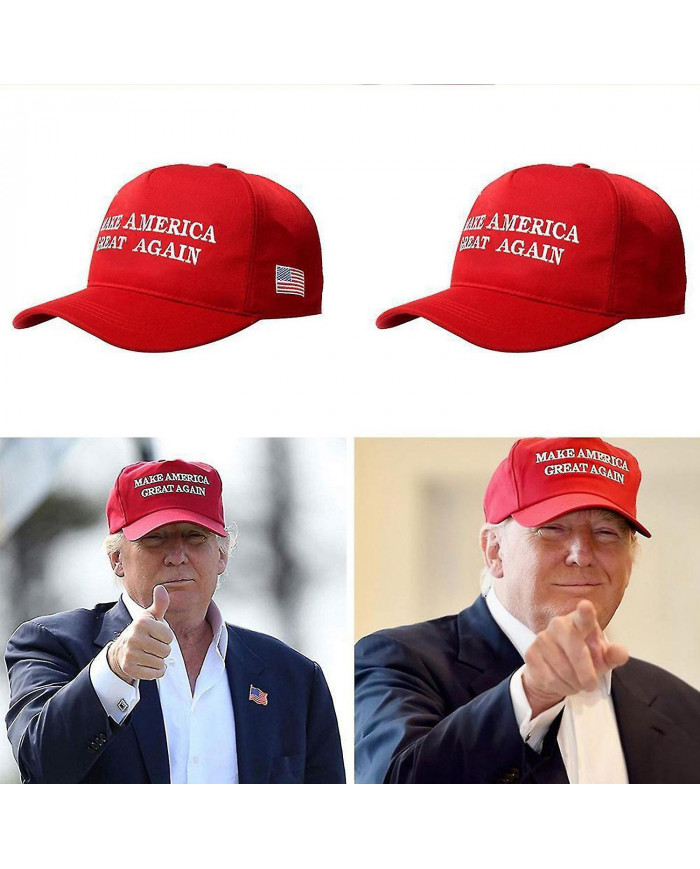 Make America Great Again Chapeau Donald Trump Casquette Rouge US Outdoor Unisexe 100% Nouveau