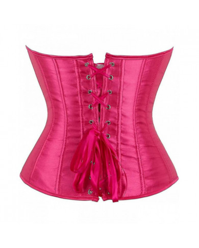 Kelvry Femmes Plus La Taille Gothique Lingerie Satin Dentelle jusqu'à Désossé Overbust Corsets Shapewear Outfit