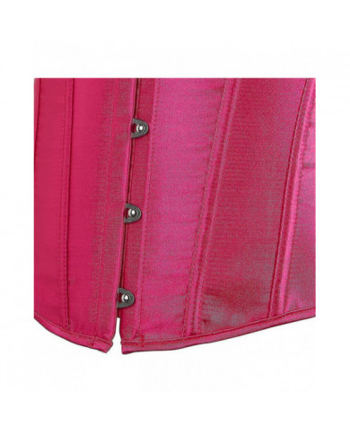 Kelvry Femmes Plus La Taille Gothique Lingerie Satin Dentelle jusqu'à Désossé Overbust Corsets Shapewear Outfit