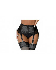 Porte-jarretelles pour femmes Plus La Taille Dentelle Jarretière Et 6 Clips En Métal Sous-Vêtements Ajustables [...]