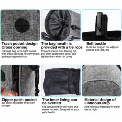 Snack Poop Bag Dispenser Dog Treat Pouch Puppy Storage For Training Snack Poop Bag Dispenser Dog Treat Pouch Puppy Storage For Training