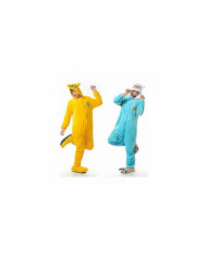 Adventure time jake Finn Onesie unisexe adulte cosplay costume pyjama animal kigurumi