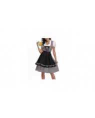 Costume Oktoberfest Femmes Adulte Dirndl Allemand Traditionnel Bavarois Bière Carnaval Fraulein Cosplay Maid Dress [...]