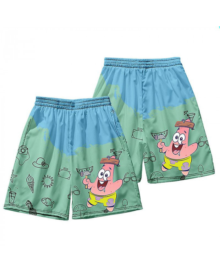 On Sales Summer Patrick Star Shorts T-shirt Sets Holiday Beach Beach Pants Pants de fleurs pour hommes Tendance [...]
