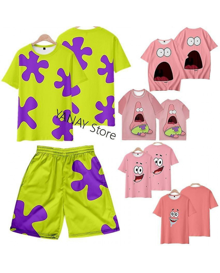 On Sales Summer Patrick Star Shorts T-shirt Sets Holiday Beach Beach Pants Pants de fleurs pour hommes Tendance [...]