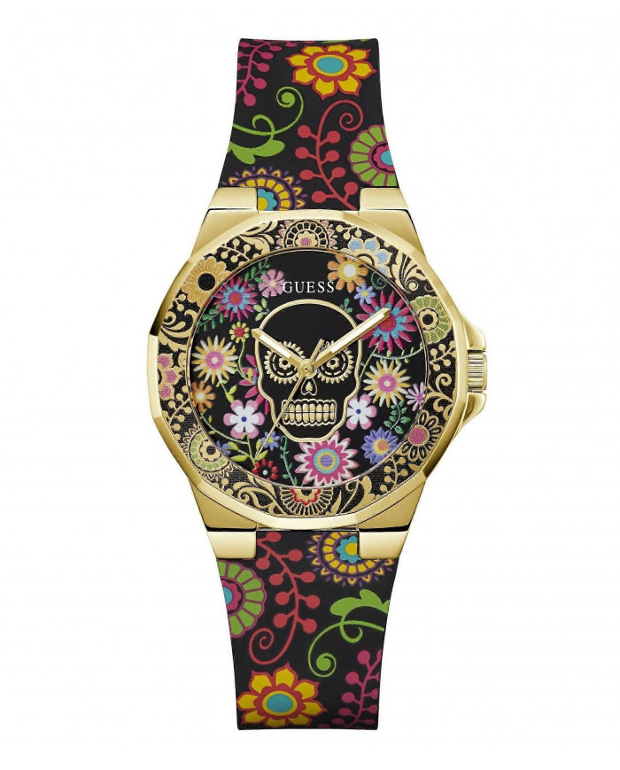 Guess Montre en silicone doré Calaverta pour femme GW0754L1