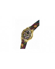 Guess Montre en silicone doré Calaverta pour femme GW0754L1