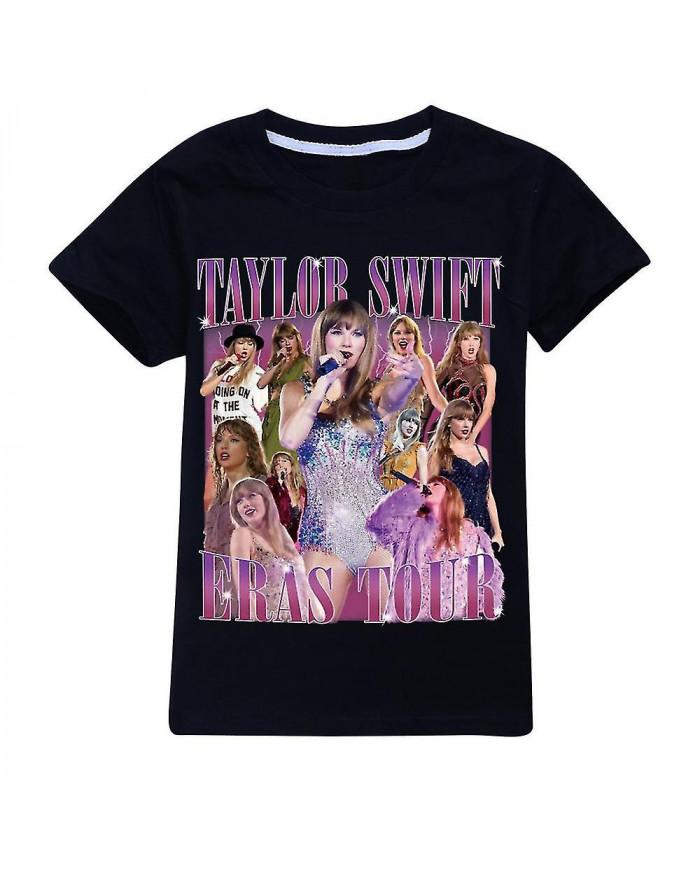 9-16Ans Enfants Garçons Filles Taylor Swift T-Shirt Imprimé À Manches Courtes Col Ras Du Cou D’été Casual Tee Tops [...]