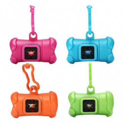Portable Bone Shape Pet Dog Pick-Up Bags Pooper Toilet Plastic Bag Poop Picker Pet Supplies