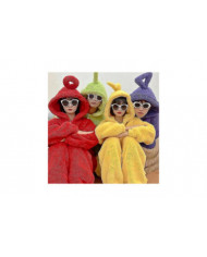 Unisexe Teletubbies Costumes Disi Onesies Lala Cosplay Pyjama Adulte Pyjamas Animal Sleepwear Combinaison