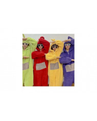 Unisexe Teletubbies Costumes Disi Onesies Lala Cosplay Pyjama Adulte Pyjamas Animal Sleepwear Combinaison