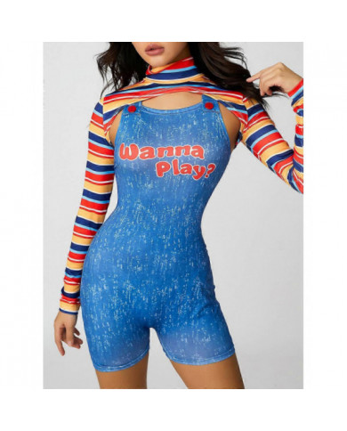 Femmes 2 Pcs Halloween Costumes Scary Nightmare Killer Doll veulent jouer au film Personnage Body Chucky Doll [...]