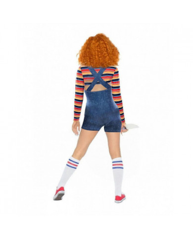 Femmes 2 Pcs Halloween Costumes Scary Nightmare Killer Doll veulent jouer au film Personnage Body Chucky Doll [...]