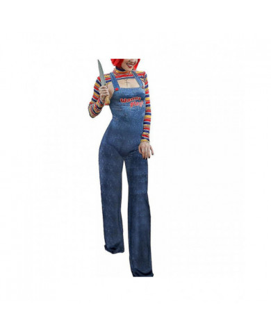 Tib Hirigin Femmes 2 Pcs Halloween Costumes Scary Cauchemar Killer Doll veulent jouer au film Personnage Robe [...]