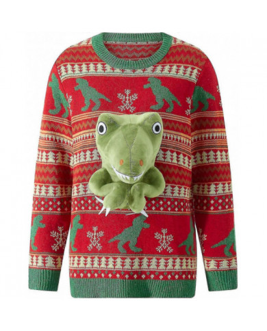 Unisexe Tricoté Laid Noël Pull Nouveauté 3d Mignon Poupée Pull Chandails Drôle Fêtes Vacances Pull Top -gt TA