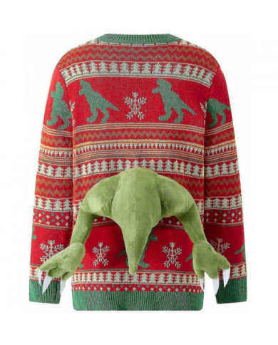 Unisexe Tricoté Laid Noël Pull Nouveauté 3d Mignon Poupée Pull Chandails Drôle Fêtes Vacances Pull Top -gt TA