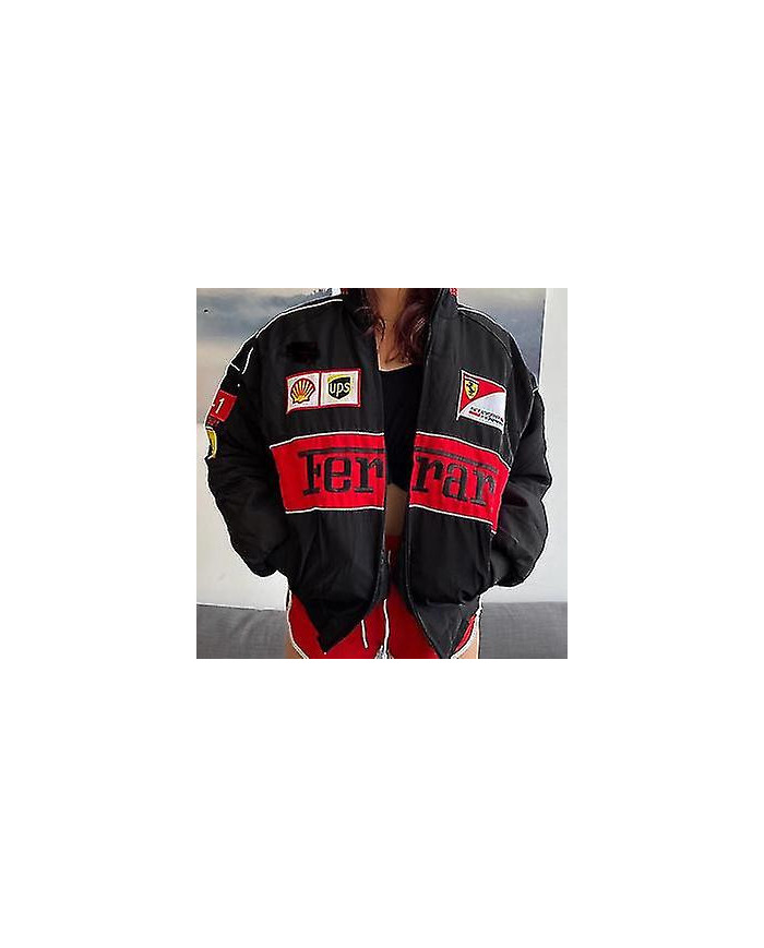 Veste Racing Vintage White Nascar Retro Bomber - Veste Vintage Jacket - unisexe Y2K Jacket Streetwear (GET IT)