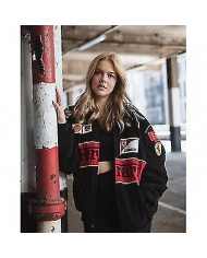 Veste Racing Vintage White Nascar Retro Bomber - Veste Vintage Jacket - unisexe Y2K Jacket Streetwear (GET IT)