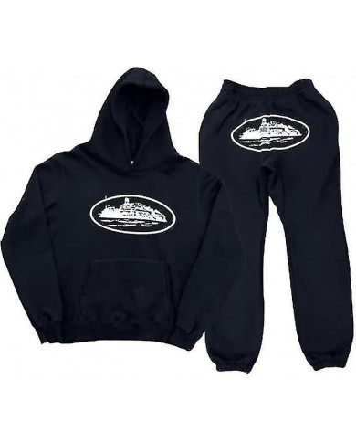 Corteiz Costume de jogging Y2k pour homme, 2 pièces Automne Lightweight Tracksuit_x67