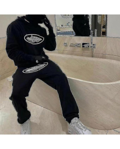 Corteiz Costume de jogging Y2k pour homme, 2 pièces Automne Lightweight Tracksuit_x67