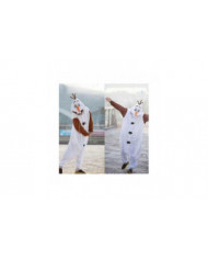 Olaf Frozen Adult Snowman Costume Kigurumi Pyjamas Pyjamas Ozq Haute Qualité