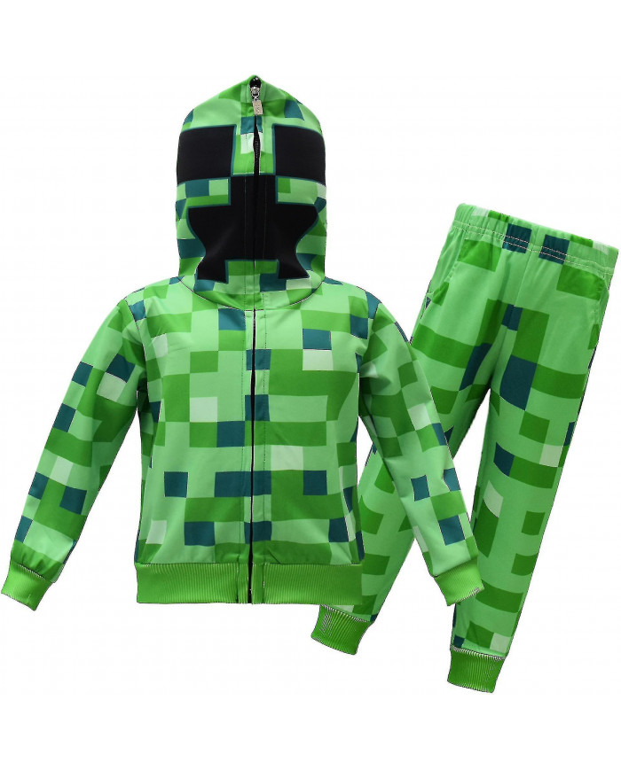 Costumes Minecraft pour les enfants plus âgés en automne Costume à manches longues Pull + Pantalon Ensemble deux [...]