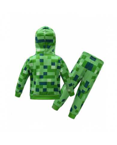 Costumes Minecraft pour les enfants plus âgés en automne Costume à manches longues Pull + Pantalon Ensemble deux [...]
