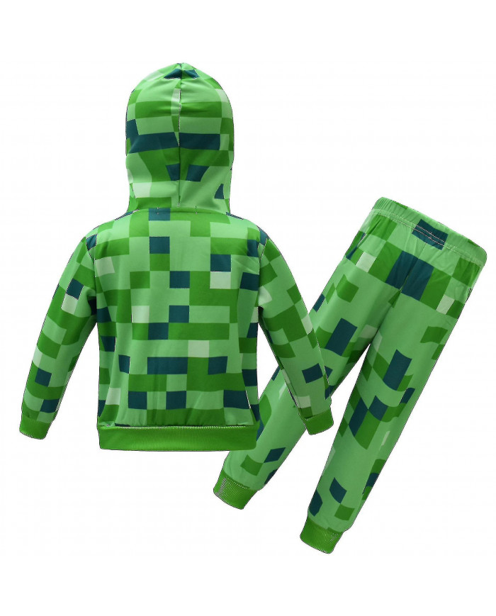 Costumes Minecraft pour les enfants plus âgés en automne Costume à manches longues Pull + Pantalon Ensemble deux [...]
