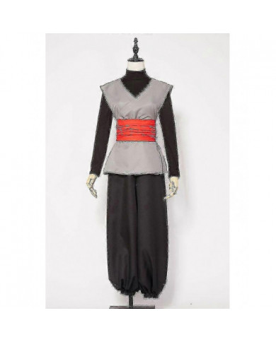 Anime Super Son Goku Noir Zamasu Kai Cosplay Costume Tenues Halloween Carnaval Suit-r