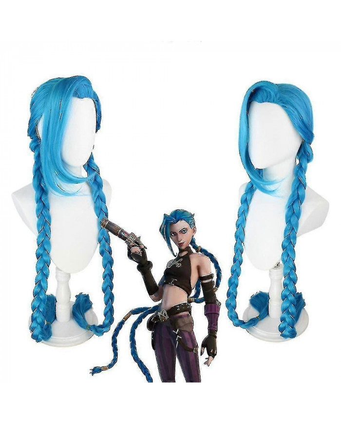 Crit Loli Jinx Costume Loose Cannon Cosplay Outfit Femme Halloween Carnaval Costume