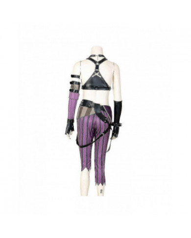 Crit Loli Jinx Costume Loose Cannon Cosplay Outfit Femme Halloween Carnaval Costume