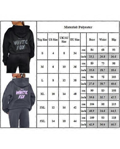 Letter Print Women's Hoodie Sweatshirt Top Sweatpants Tracksuit Set Sports
