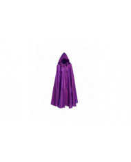 Couleur unie Long Cape Hooded Tie Up Bowknot Cloak Party Costume Accessoires