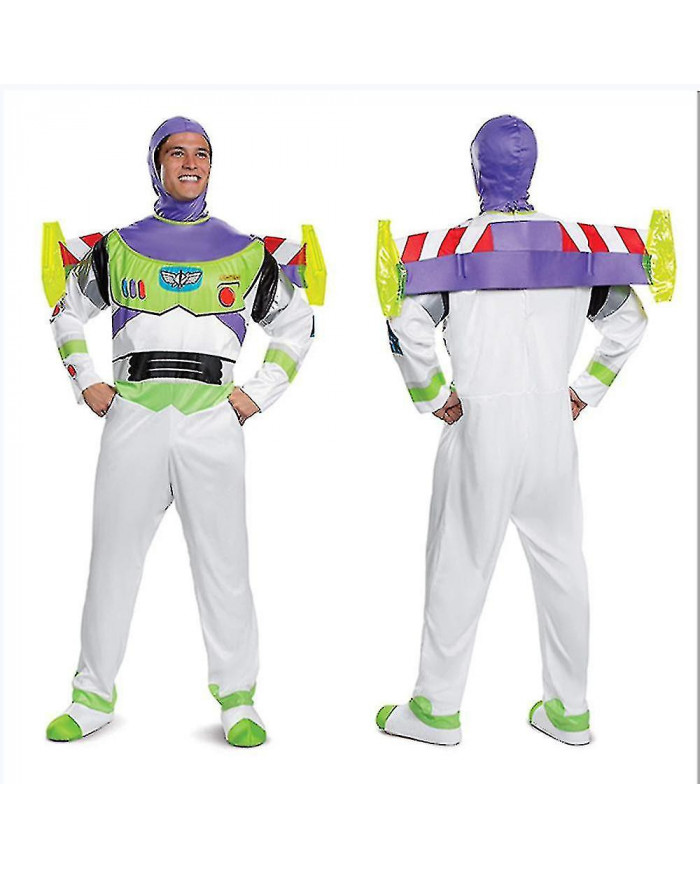 Halloween Toy Story Buzz Lightyear Cosplay Costume Cartoon Doll Stage Performance Bodysuit Adults Costume Full Suits