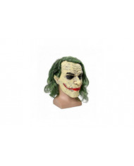 Masque Joker d’Halloween, Masque en latex de clown d’horreur cosplay, Perruque aux cheveux blancs, Pour costume de [...]