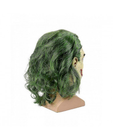 Masque Joker d’Halloween, Masque en latex de clown d’horreur cosplay, Perruque aux cheveux blancs, Pour costume de [...]