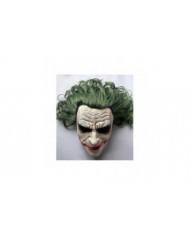 Masque Joker d’Halloween, Masque en latex de clown d’horreur cosplay, Perruque aux cheveux blancs, Pour costume de [...]