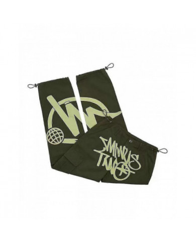 Pantalons Minus-two Hip-hop Retro Men Pantalons, Pantalon droit décontracté d’été, Pantalon neutre ample imprimé