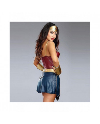 Wonder Woman Costumes Combinaisons d’Halloween personnalisées pour femmes-2
