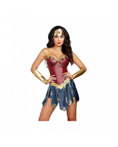 Wonder Woman Costumes Combinaisons d’Halloween personnalisées pour femmes-2