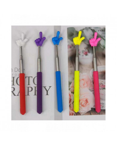 Finger Pointer Stick Professional Telescopic Teachers Pointer Long-lasting Handheld Pointer Stick for Classroom