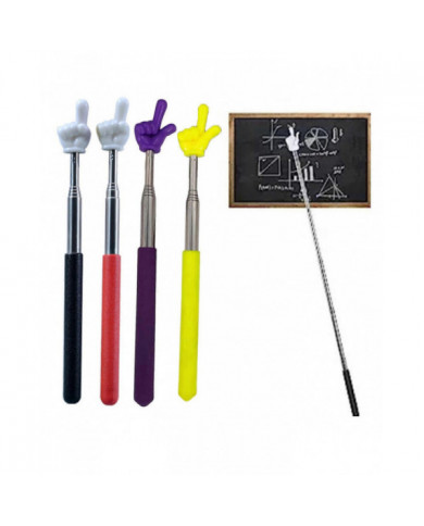 Finger Pointer Stick Professional Telescopic Teachers Pointer Long-lasting Handheld Pointer Stick for Classroom