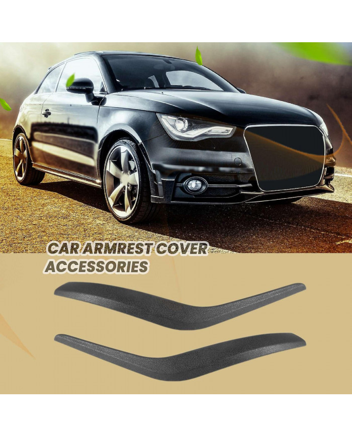 Couvercle de poignée de porte intérieure gauche / droite de voiture pour X1 E84 2010-2016 noir