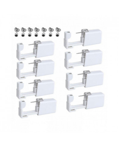 Pistolet de perçage d’oreille avec clous d’oreille, paquet de 8 outils jetables de pistolet de perçage d’oreille [...]