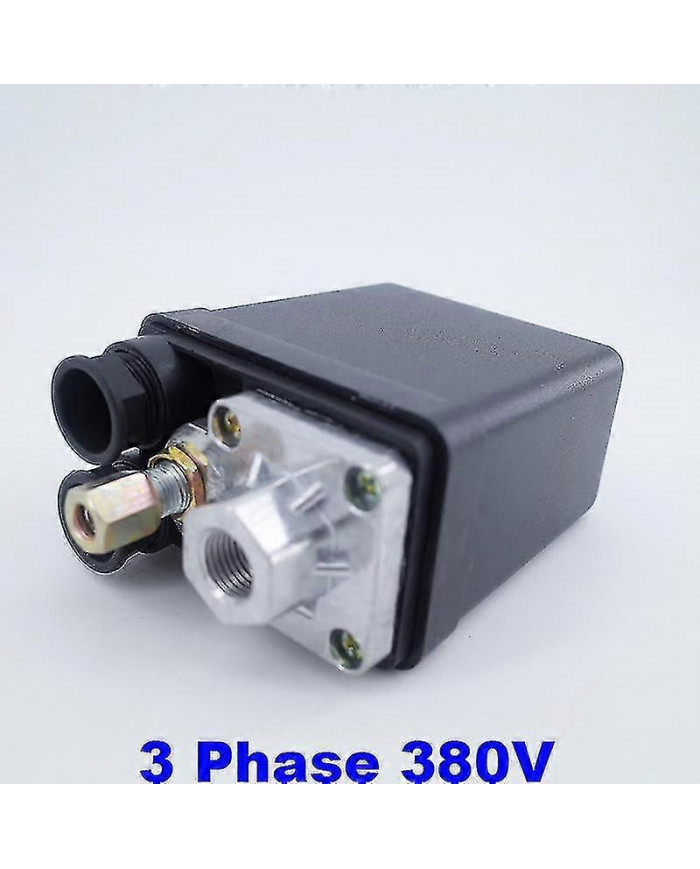 Vanne de commande de pressostat de compresseur d’air 3 phases 175psi 10bar 380v 20a de haute qualité - 1 port - [...]