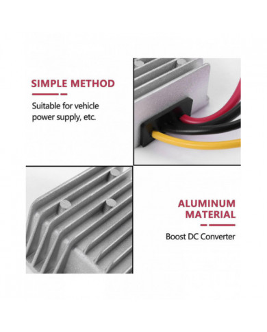 12V à 24V 15A 360W Convertisseur DC 360W Convertisseur Cc