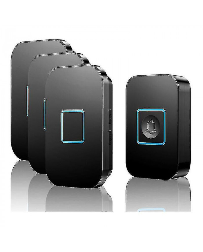 Kit de sonnette sans fil Ultra-longue portée de 400 m, résistant aux intempéries Ip55 avec lumière LED, contrôle [...]